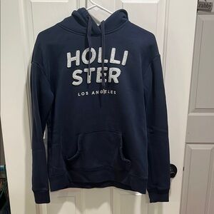 Hollister Blue Sweatshirt Classic Pullover Hoodie